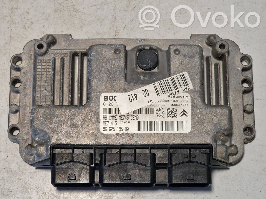 Engine control unit/module   9662519580,1039S14954