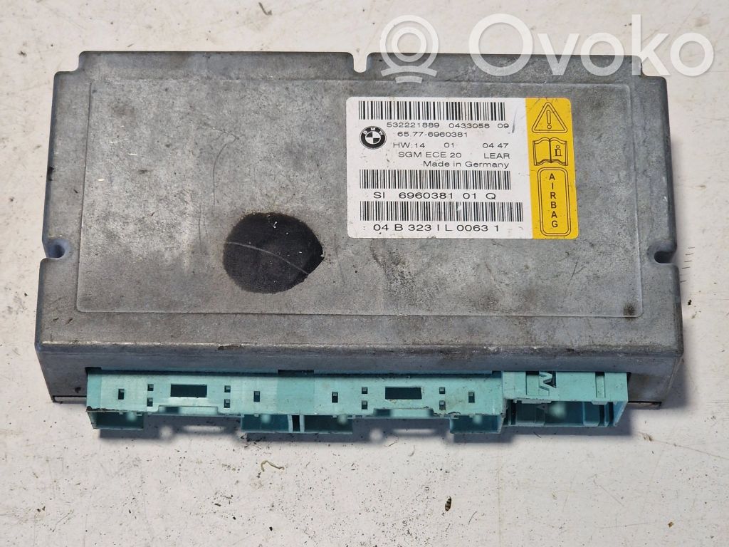 BMW 5 E60 E61 Airbag control unit/module 