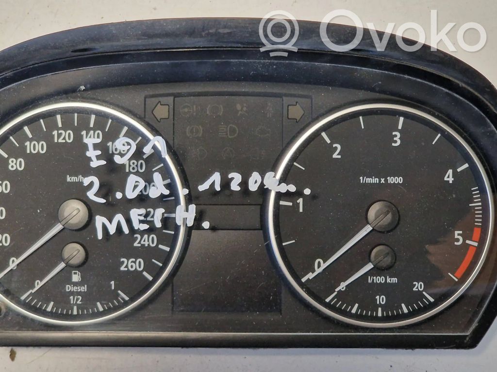 BMW 3 E90 E91 Speedometer (instrument cluster) 