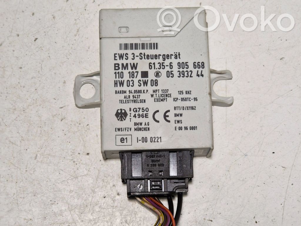 Immobilizer control unit/module   61356905668,05393244,110187