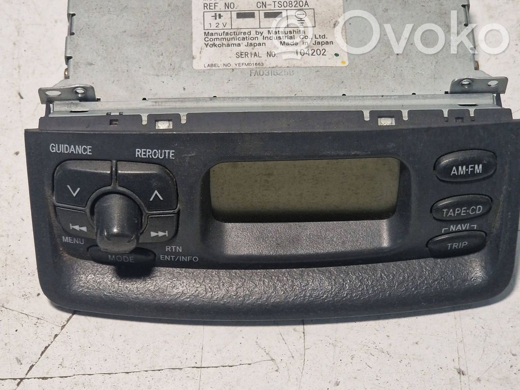Toyota Yaris Unità principale autoradio/CD/DVD/GPS 