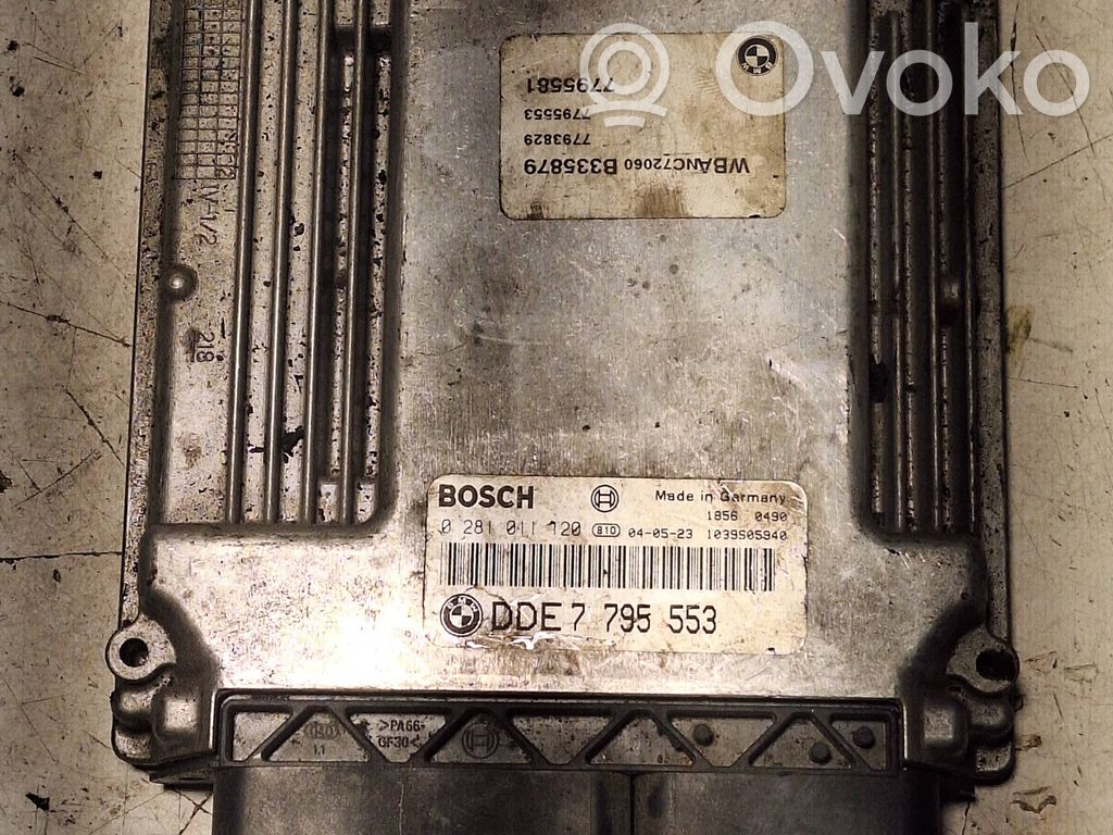 BMW 5 E60 E61 Sterownik / Moduł ECU 