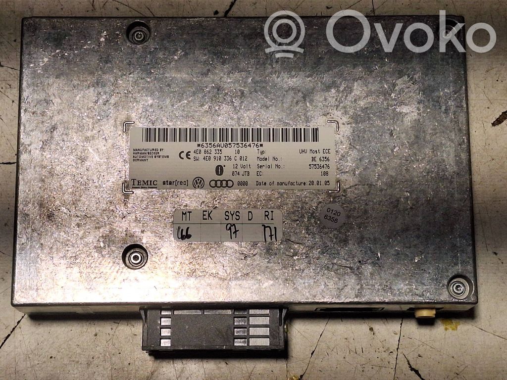 Bluetooth control unit module   4E0862335,4E0910336C