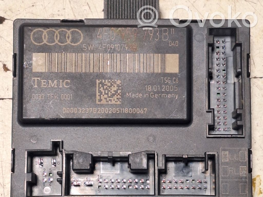 Door control unit/module   4F0959793B,18012005,0033TFK0001