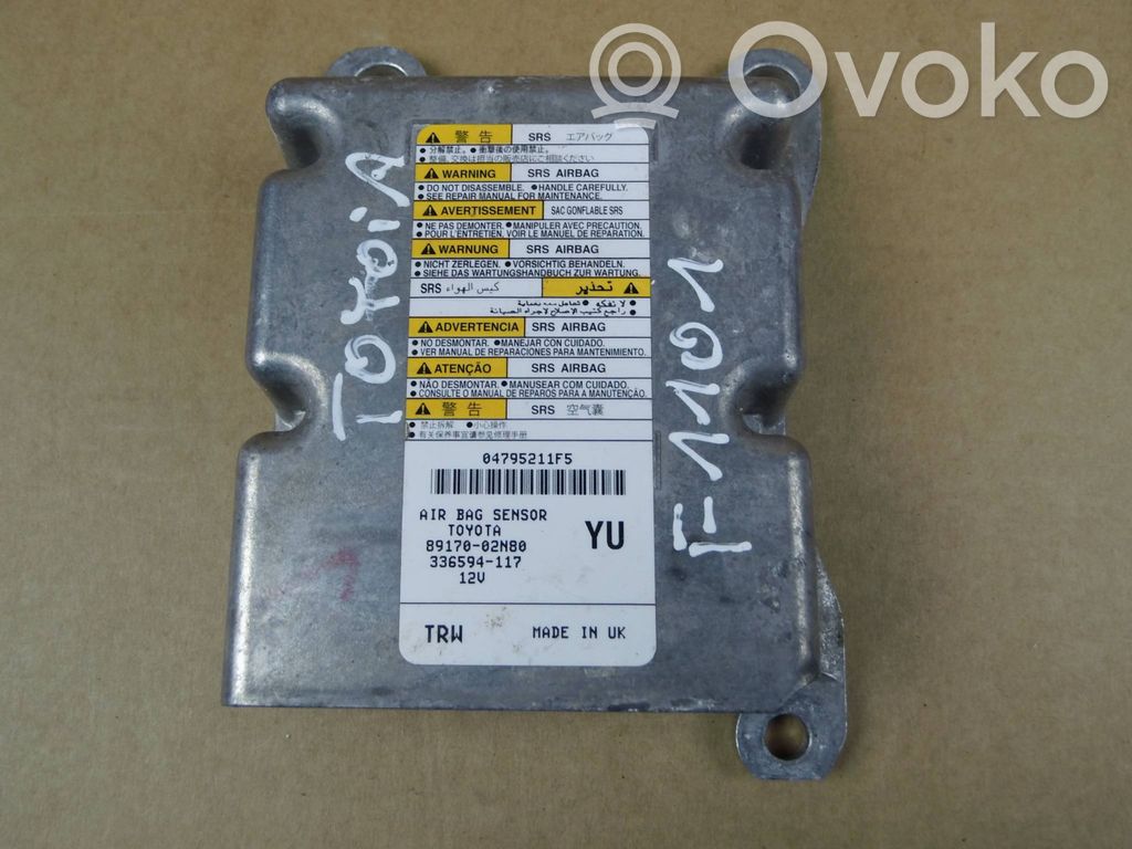 Toyota Corolla E210 E21 Airbag control unit/module 