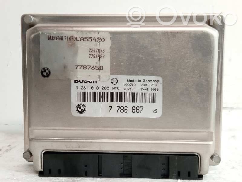 Unidad de control/módulo del motor   0281010205,7786887,7787658
