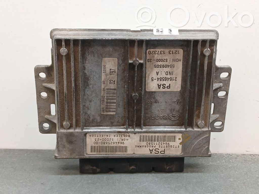 Engine control unit/module   9645211580,9644625680