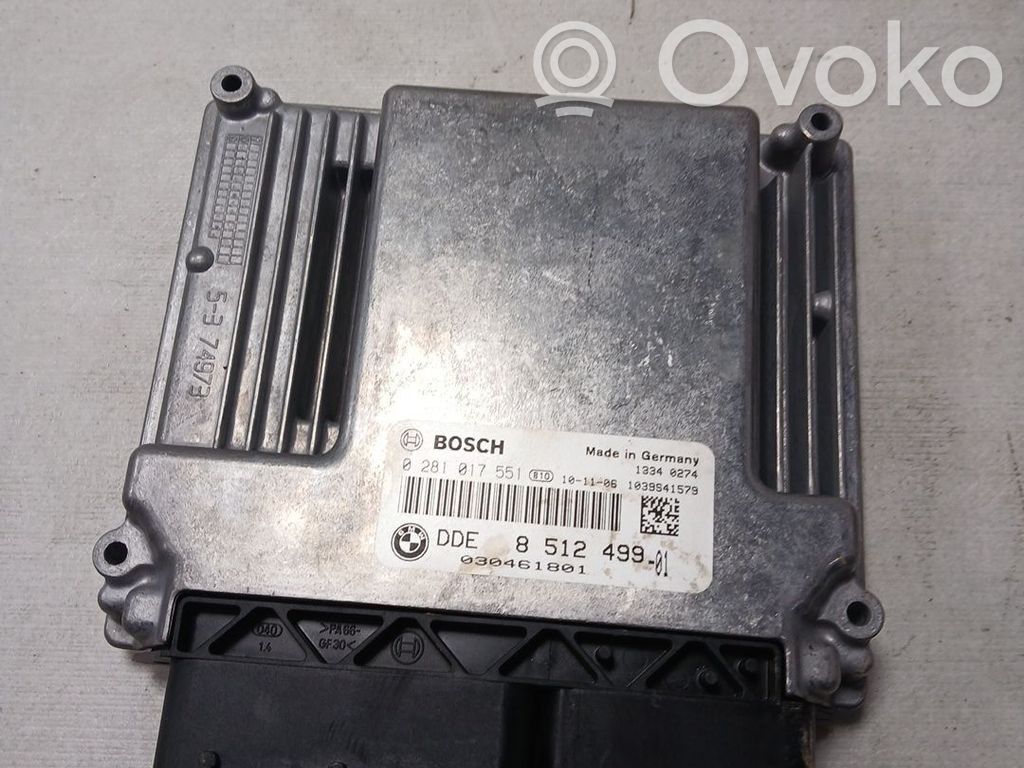 Engine control unit/module   0281017551,8512499