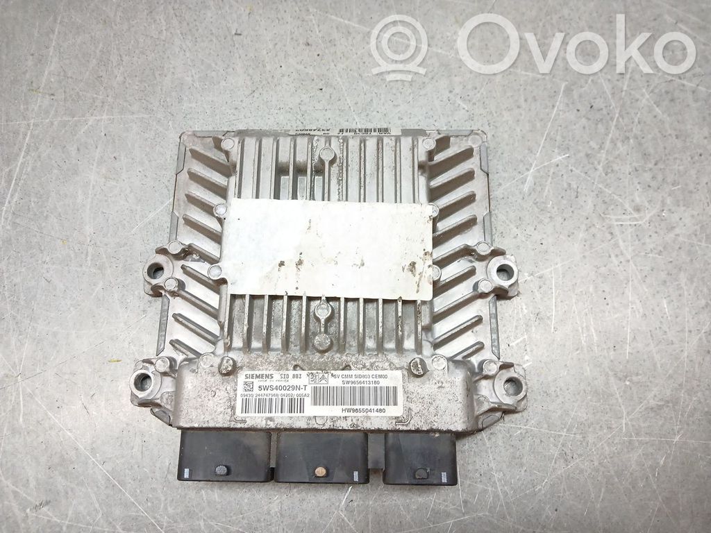 Engine control unit/module   5WS40029NT,9656413180,9655041480