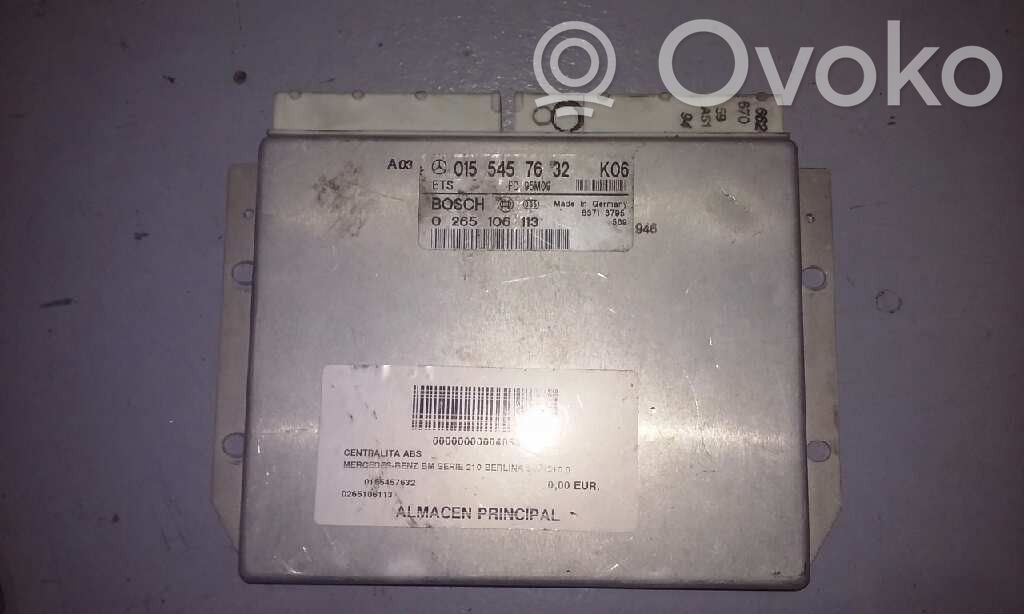 Engine control unit/module   0155457632,ETS,CENTRALITAABS
