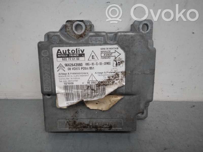 Citroen C4 Grand Picasso Unitate/modul de comandă airbaguri 