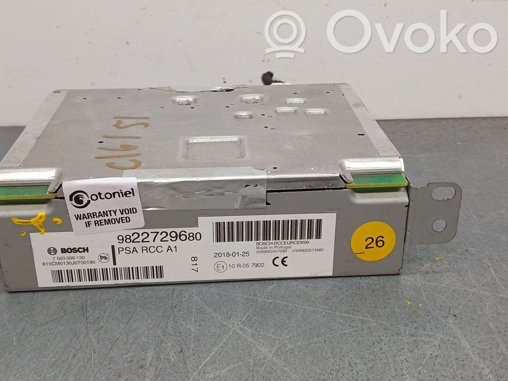 Citroen C4 SpaceTourer Unitate control sunet HiFi Audio 