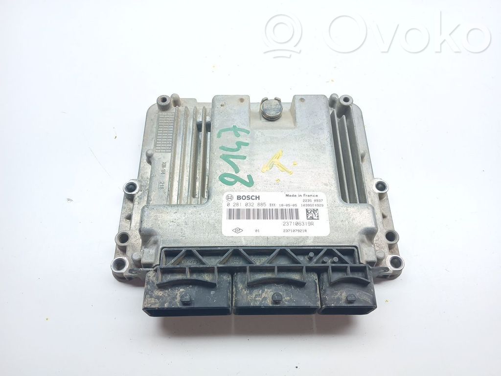 Unidad de control/módulo del motor   0281032885,237106319R