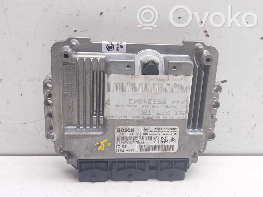 Peugeot 3008 I Unitate/modul de control motor 
