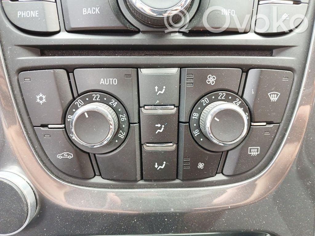 Opel Astra J Unité de contrôle climatique