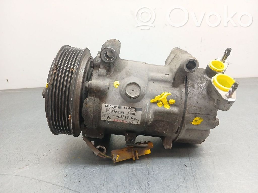 Citroen C3 Compressore aria condizionata (A/C) (pompa)