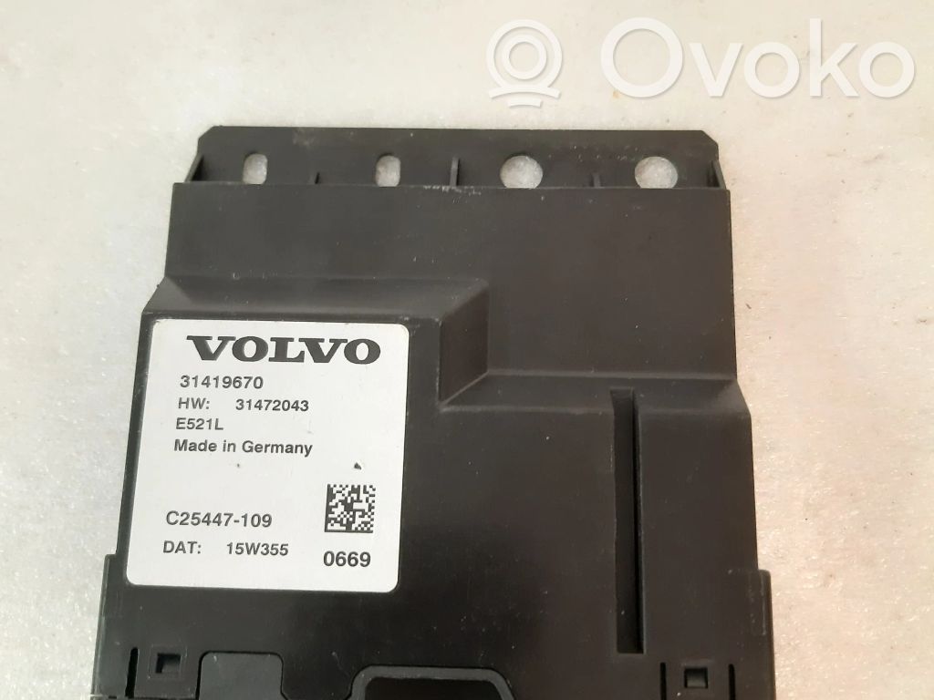 Tailgate/trunk control unit/module   31419670