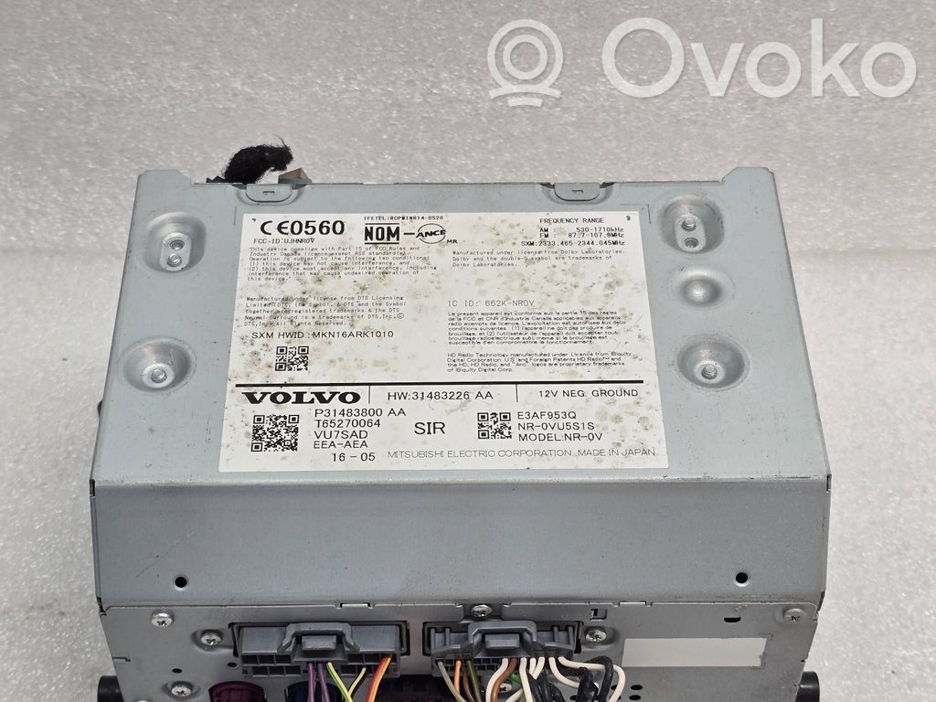 Volvo XC90 Unitate principală radio/CD/DVD/GPS 
