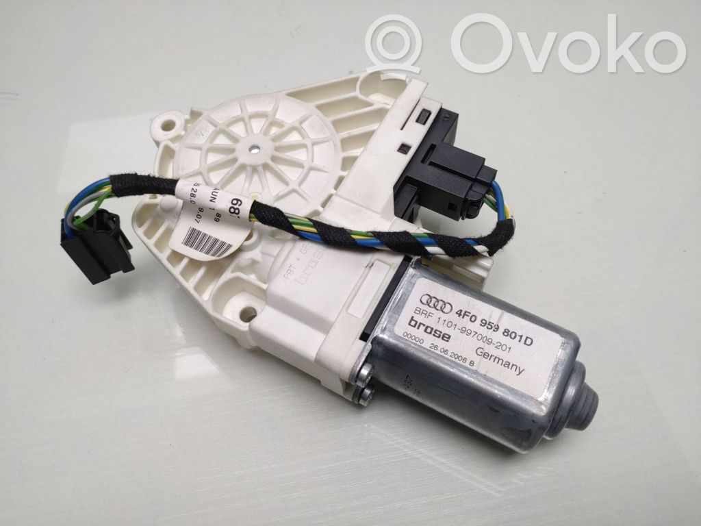 Audi A6 S6 C6 4F Silnik regulatora szyby drzwi przednich 