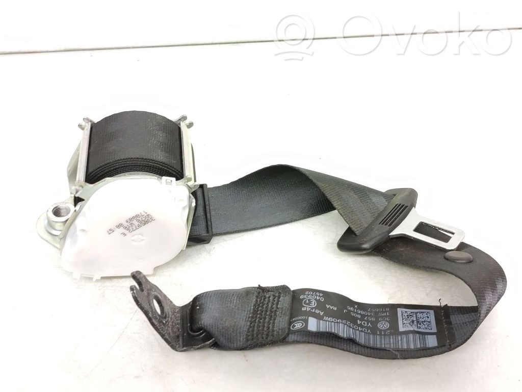Volkswagen PASSAT B6 Cinturón trasero 