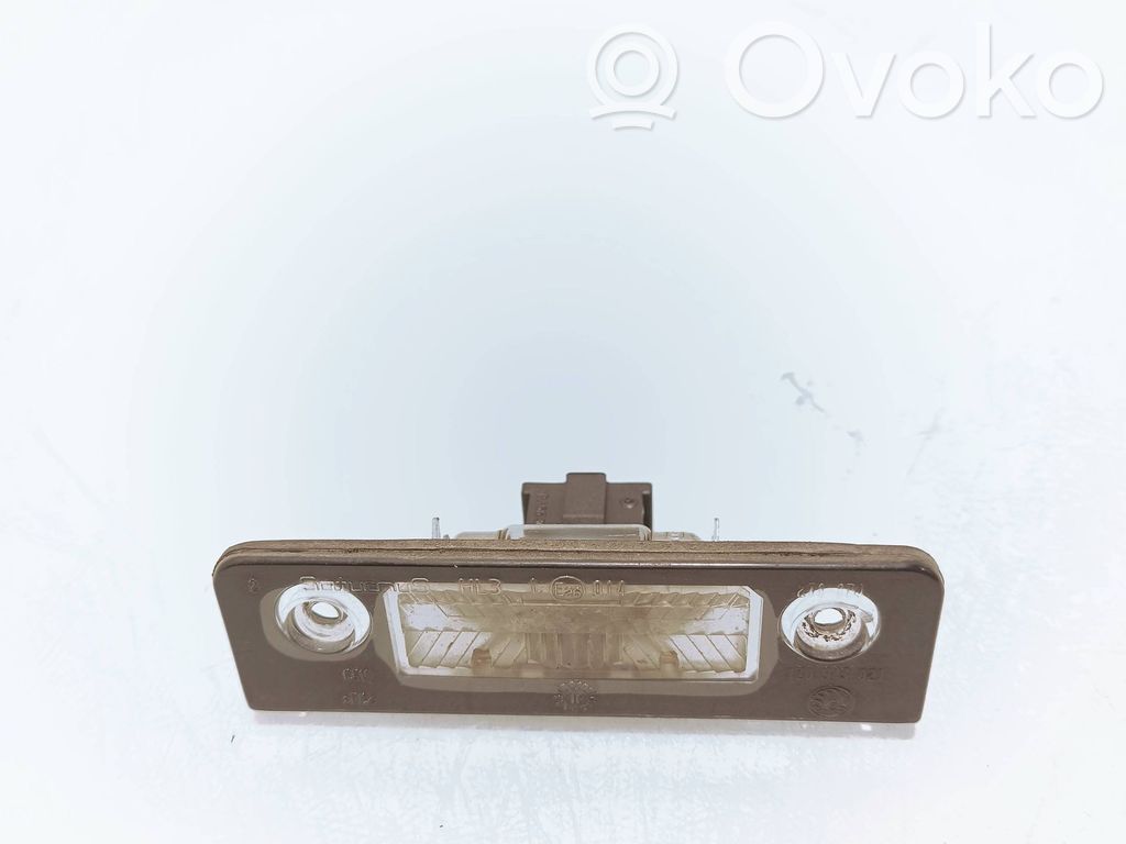 Skoda Octavia Mk2 (1Z) Lampa oświetlenia tylnej tablicy rejestracyjnej 