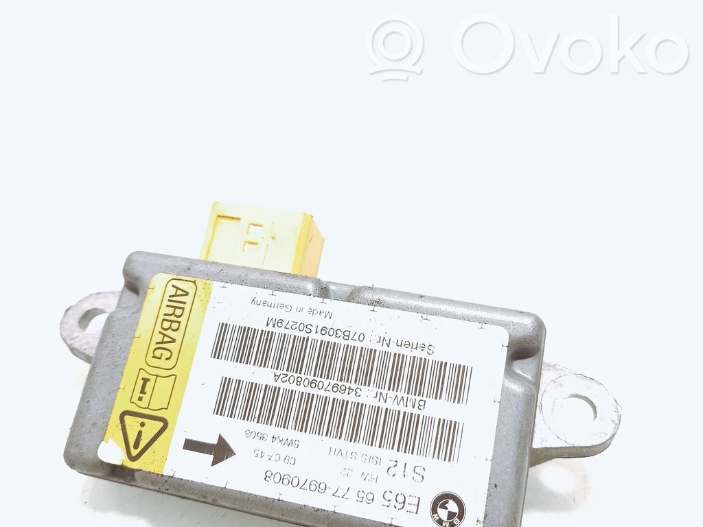 BMW 7 E65 E66 Airbag deployment crash/impact sensor 