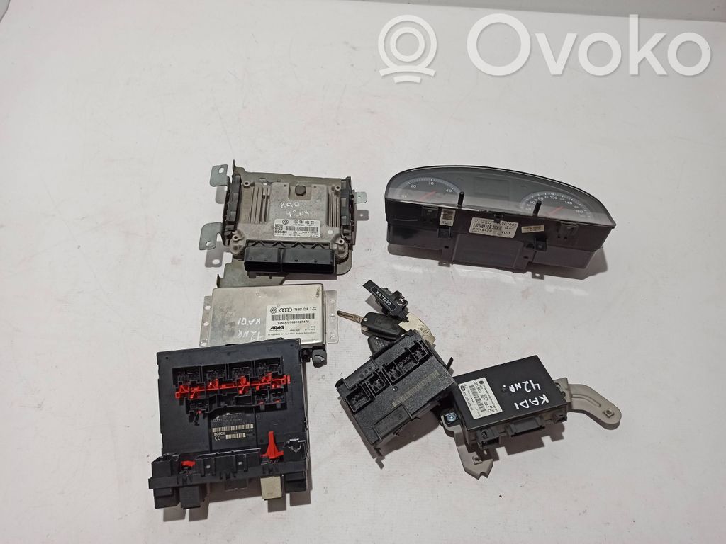 Volkswagen Caddy Engine ECU kit and lock set 