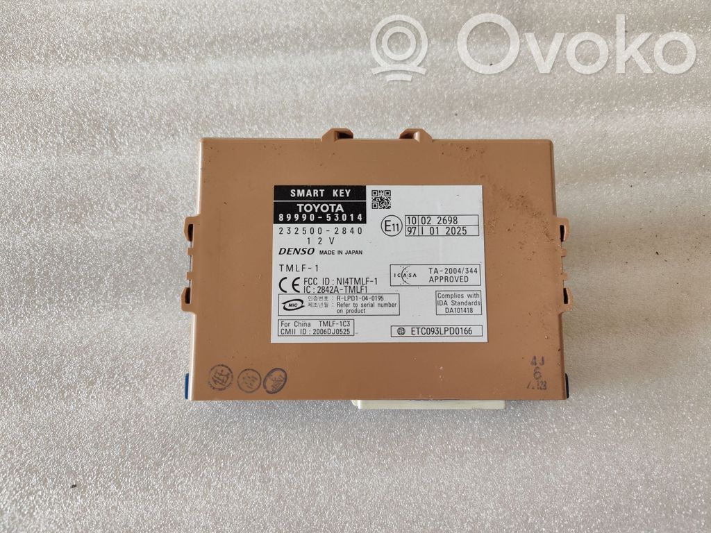 Lexus IS 220D-250-350 Keyless (KESSY) go control unit/module 