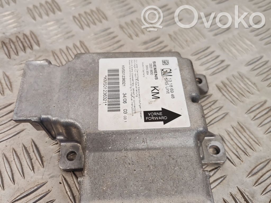 Opel Vectra C Airbag control unit/module 