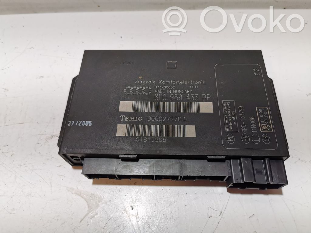Audi A4 S4 B7 8E 8H Module confort 