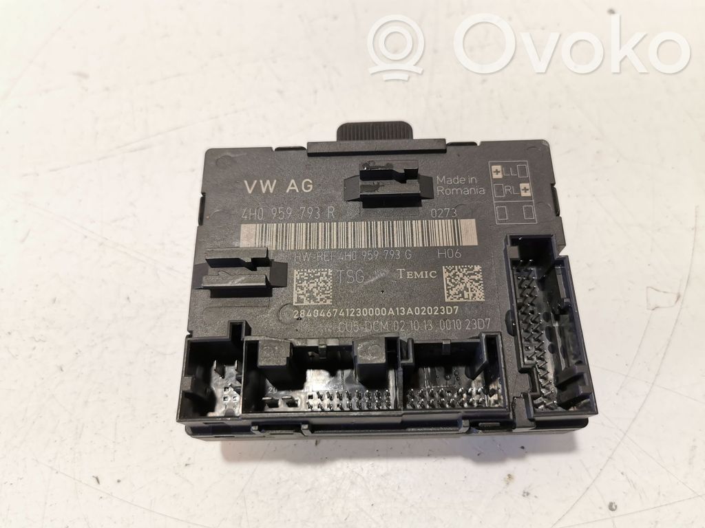 Audi A8 S8 D4 4H Door control unit/module 