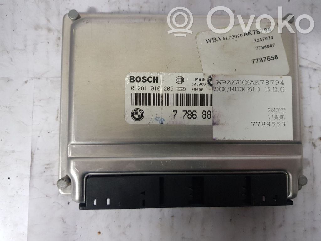BMW 3 E46 Engine control unit/module 
