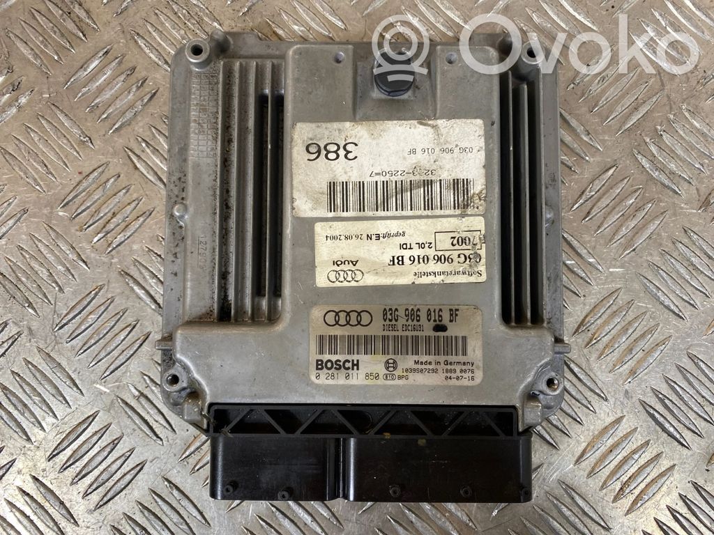 Audi A4 S4 B7 8E 8H Engine control unit/module 