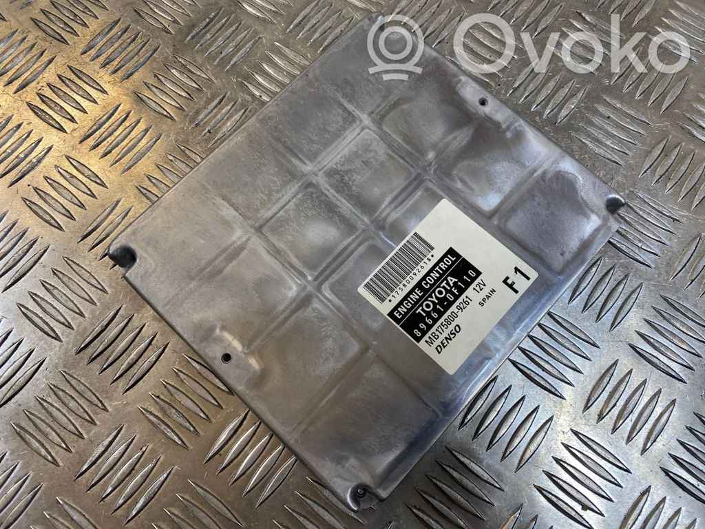 Toyota Corolla Verso AR10 Engine control unit/module 