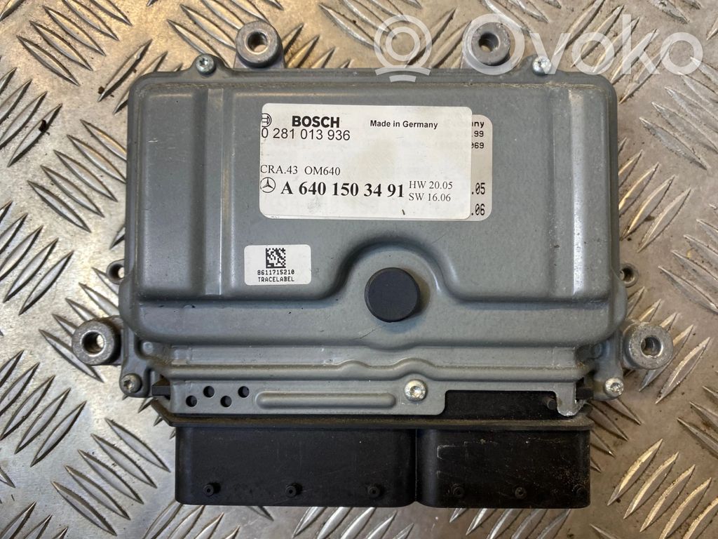 Mercedes-Benz A W169 Engine control unit/module 