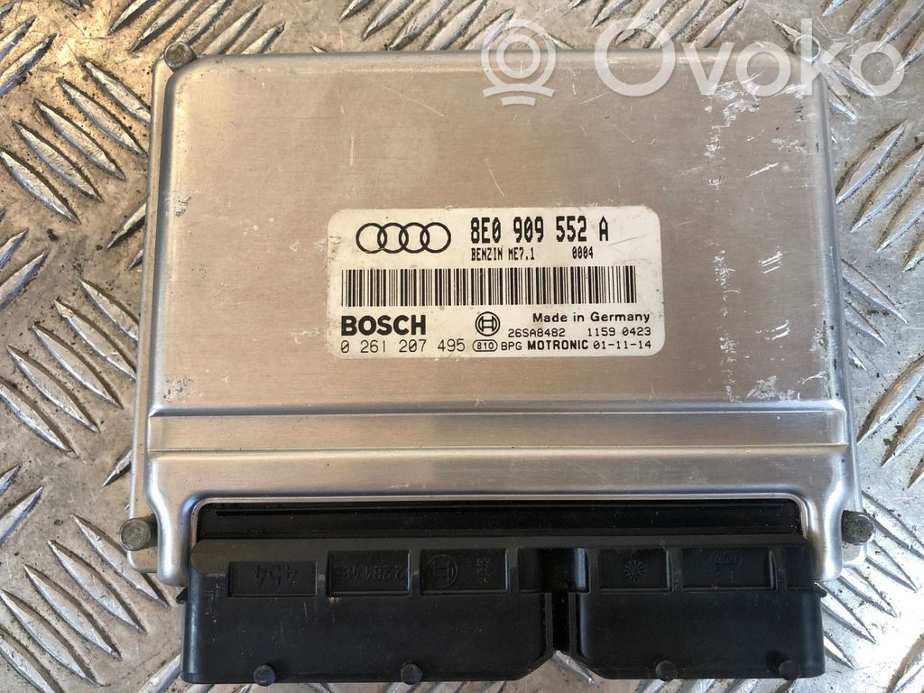 Engine control unit/module   8E0909552A,0261207495,26SA8482