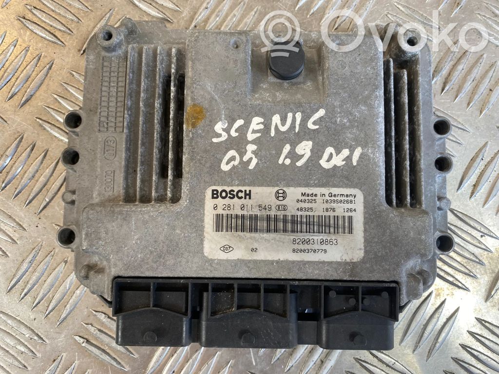 Renault Scenic II -  Grand scenic II Engine control unit/module 