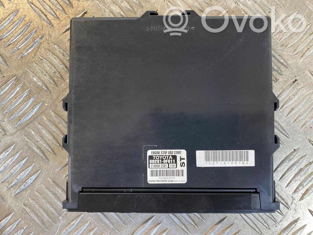 Toyota Verso Other control units/modules 