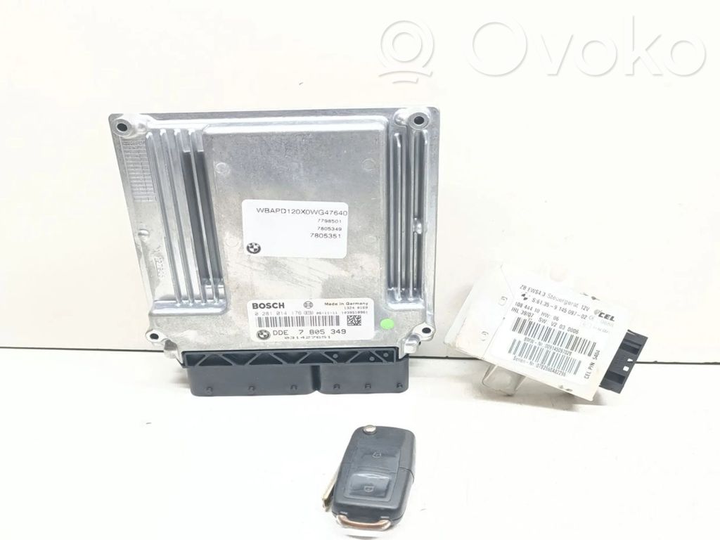 BMW X3 E83 Engine ECU kit and lock set 