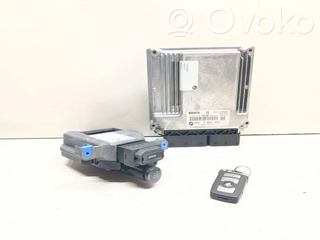 BMW 7 E65 E66 Engine ECU kit and lock set 