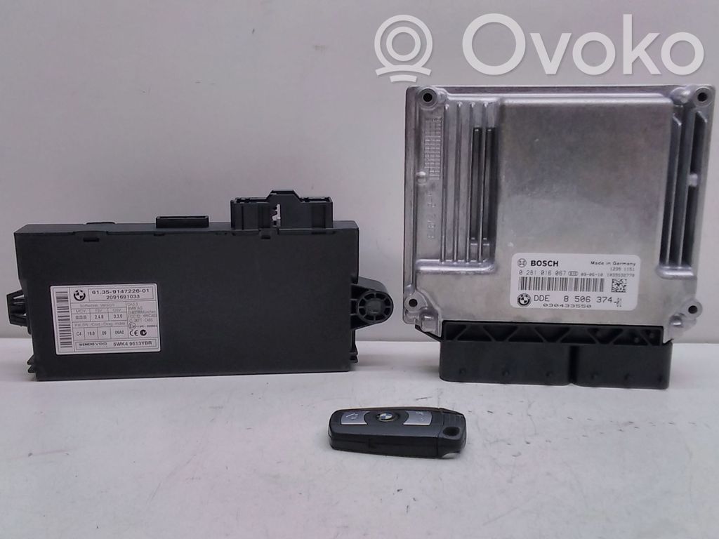 BMW 3 E90 E91 Engine ECU kit and lock set 