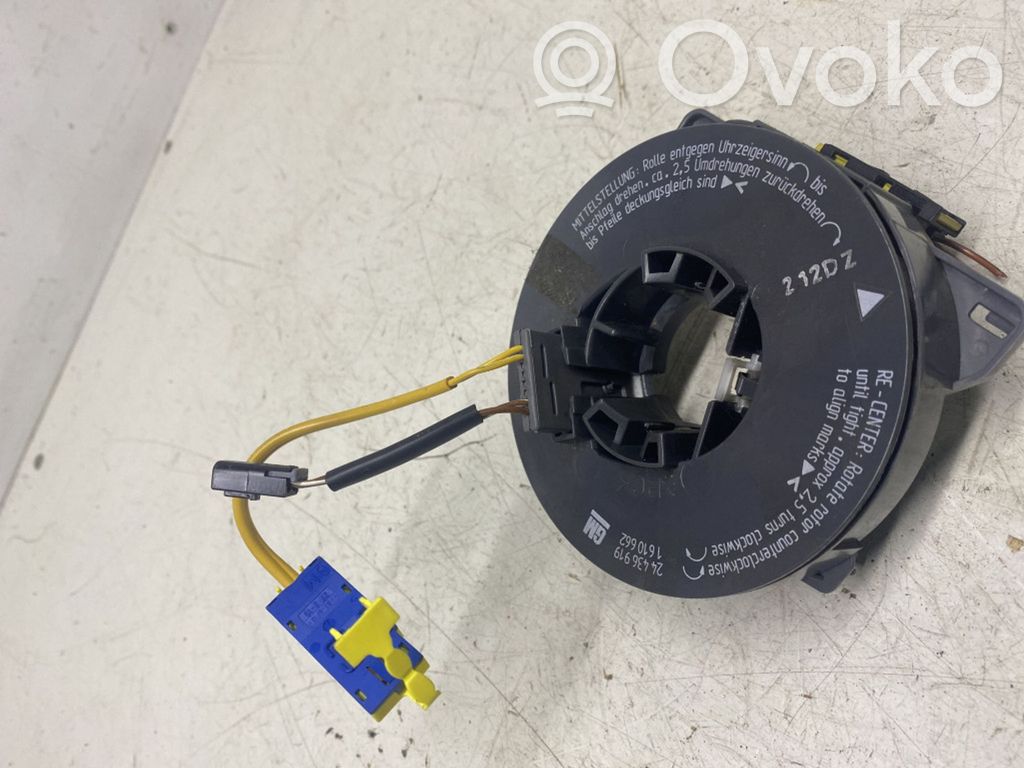 Opel Zafira A Airbag slip ring squib (SRS ring) 