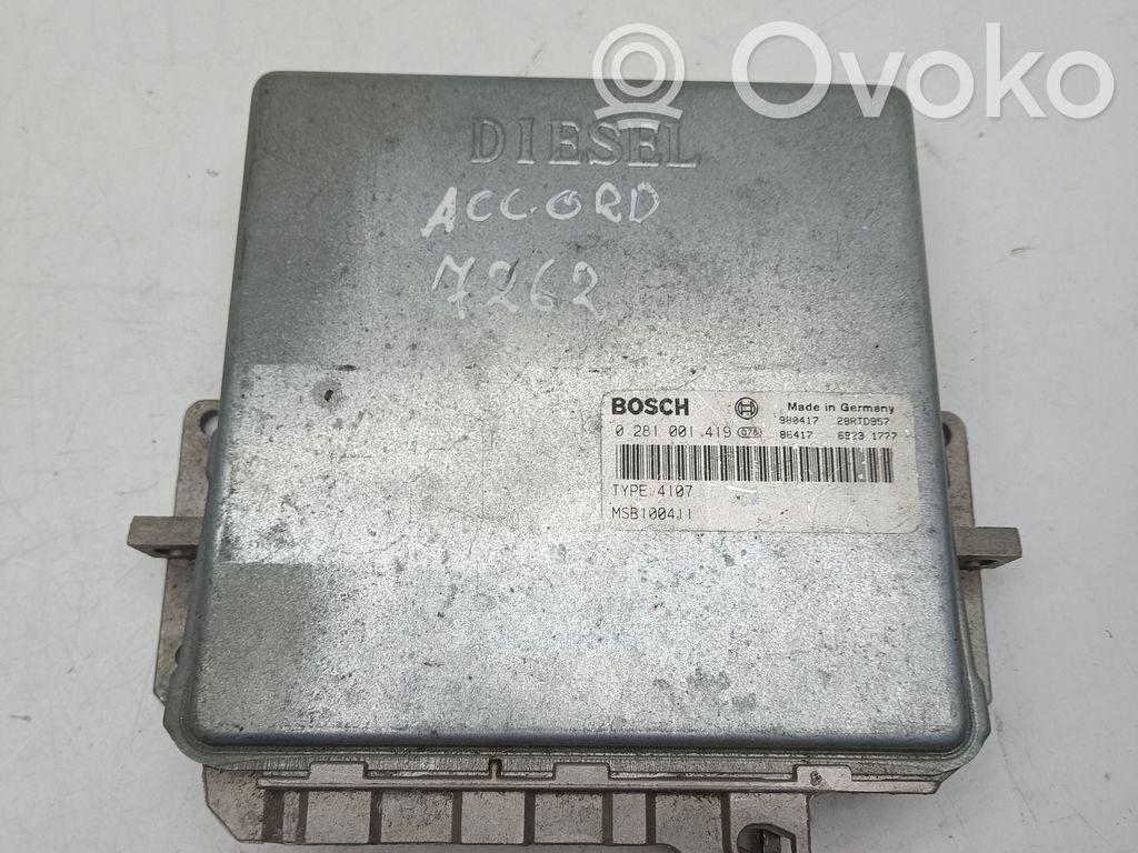Honda Accord Engine control unit/module 