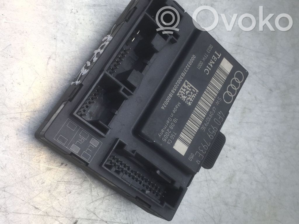 Audi A6 S6 C6 4F Door control unit/module 