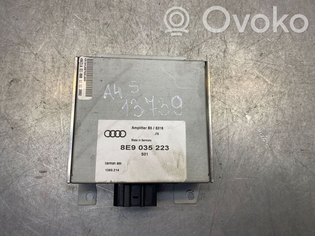 Audi A4 S4 B6 8E 8H Wzmacniacz audio 
