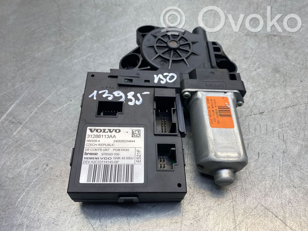 Silnik regulatora szyby drzwi przednich   31288113AA,976593109,979038100