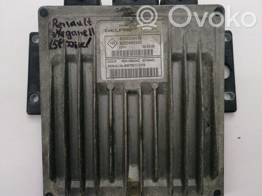 Renault Megane II Engine control unit/module 