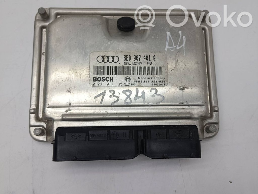 Audi A4 S4 B6 8E 8H Engine control unit/module 