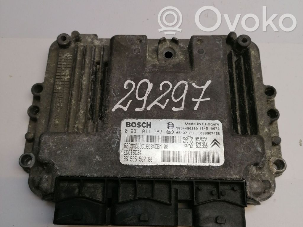Peugeot 206 Engine control unit/module 