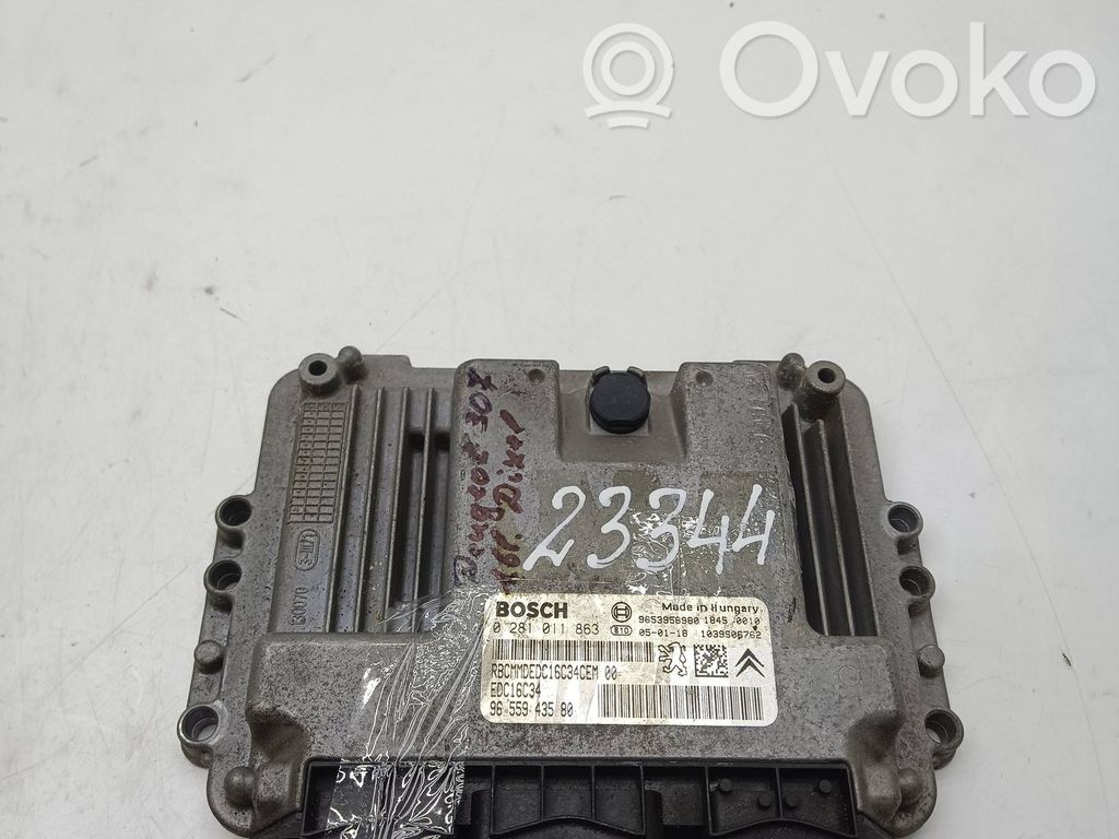 Citroen C4 I Engine control unit/module 